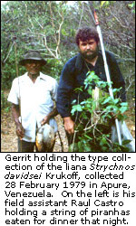 Gerrit collecting in Venezuela