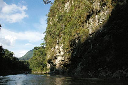 Sandstone Cliffs of the Nagaritza River