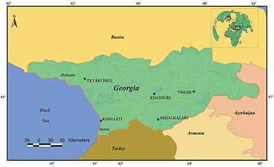 Map of Georgia