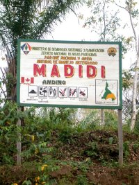 Ingreso al Parque Nacional Madidi, desde Rurrenabaque.