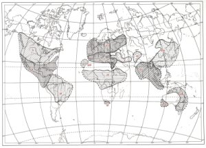 The regions of origin of ornamental plants