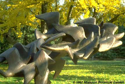 Photograph of the Birds (Waldemer Memorial Fountain) in autumn