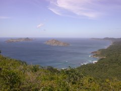 Islas Murcielago and Punta Santa Elena from Cerros Santa Elena