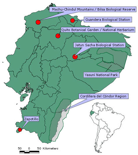 Ecuador Project Map