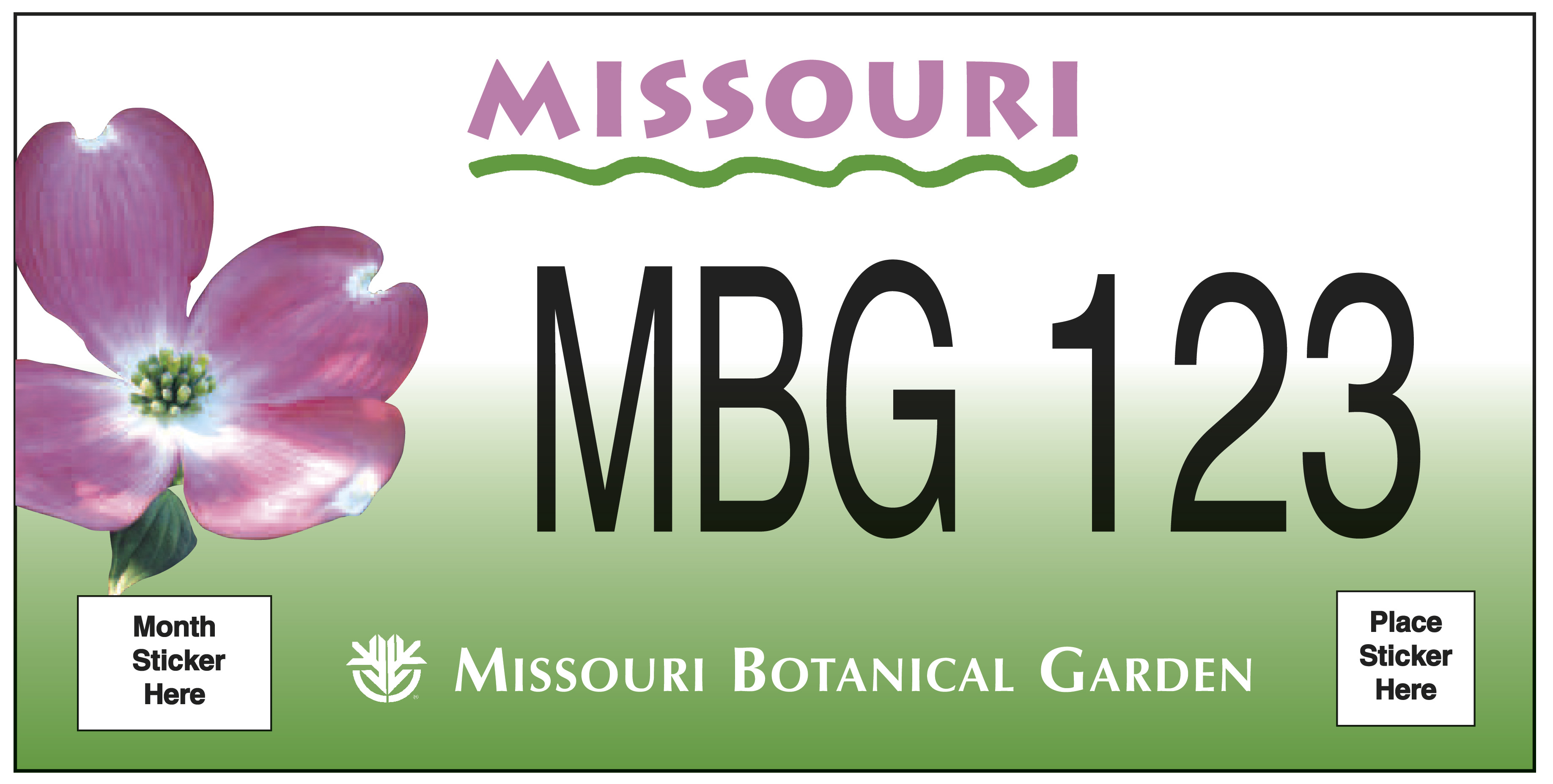 MBG License Plate