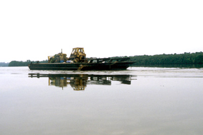 Transporting forestry equipment