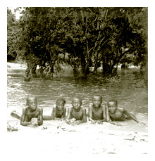 Gabonese children