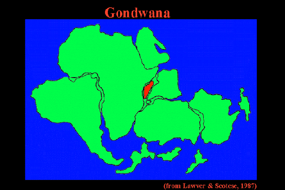Gondwanaland United map