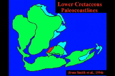 Gondwanaland Separation map