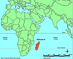 Africa/Madagascar locator map