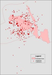 Collection localities in Oxapampa province based on Tropicos records.