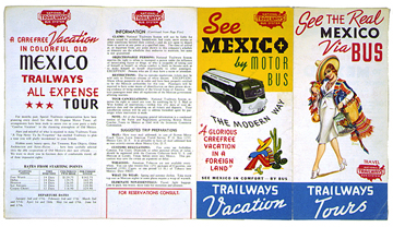 Trailways Bus Brochure