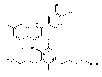 cyanidin-3-dimalonylglucoside